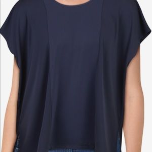 Navy blouse